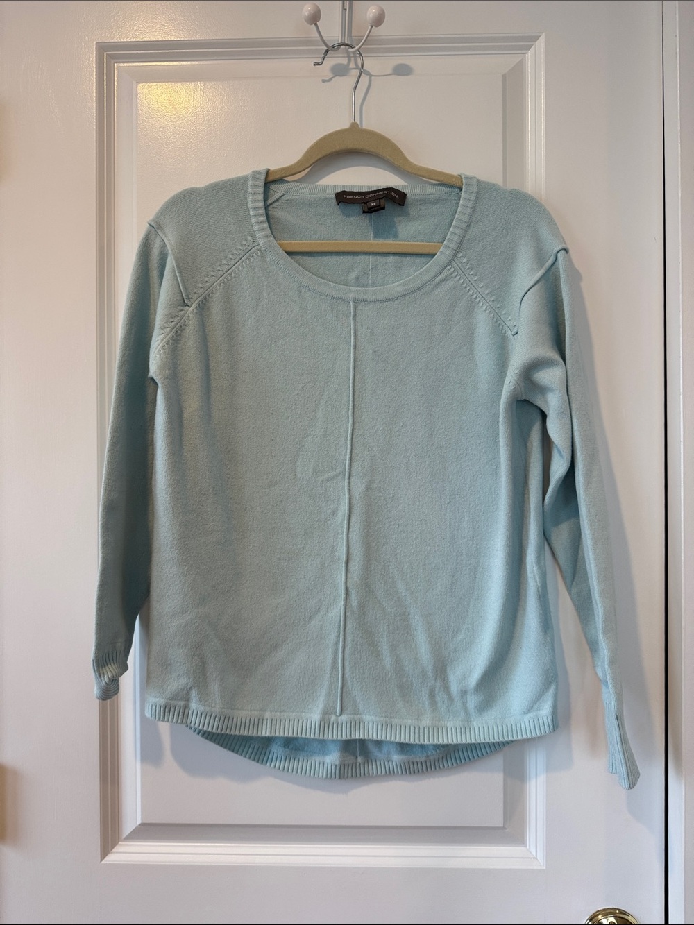 French Connection Pale Blue Crewneck Sweater